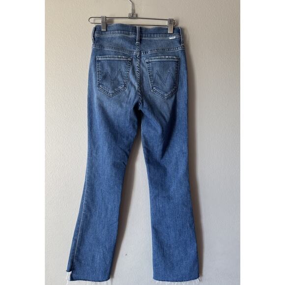 MOTHER The Insider Crop Step Fray Jeans Women’s Size 23 Sorry I'm Staring - Picture 2 of 12